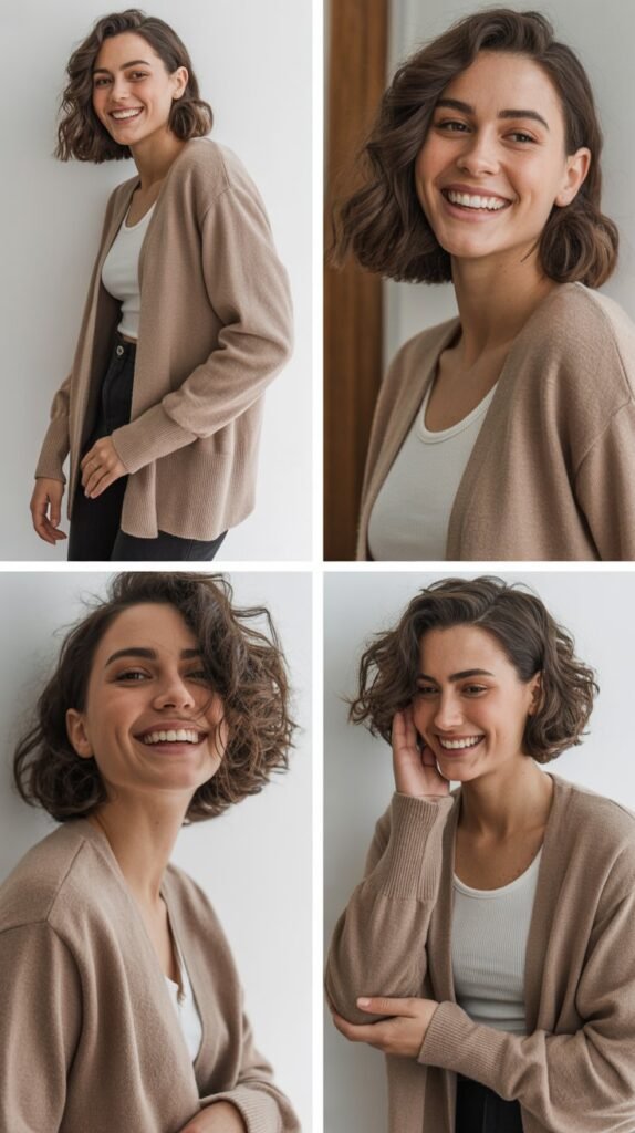  Neutral Cardigan