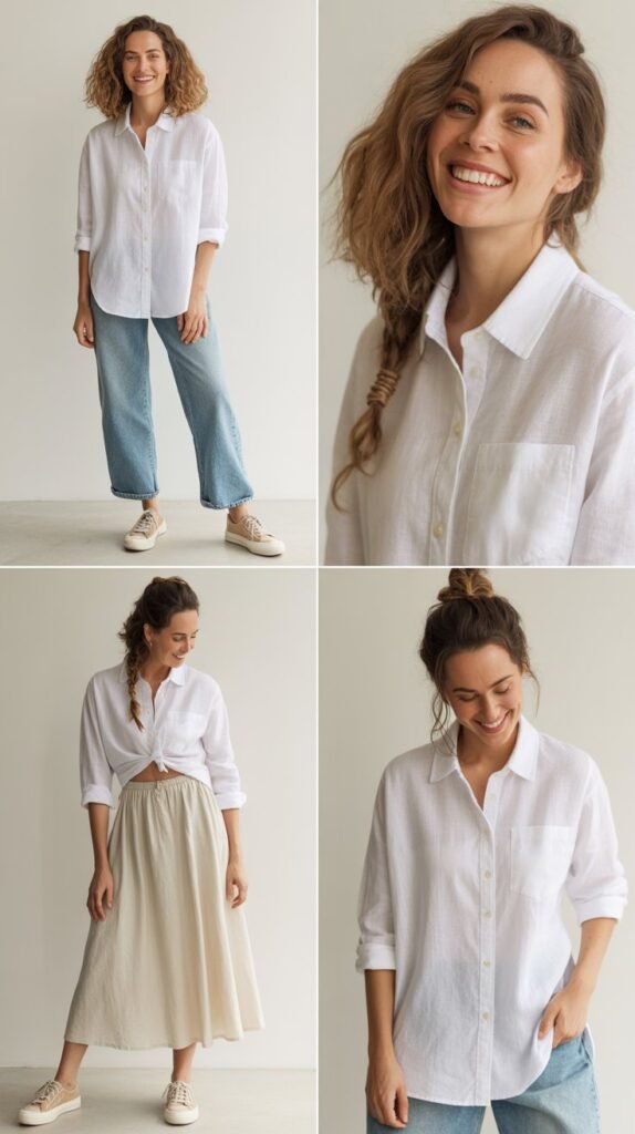  Linen Button-Up for Breathable Comfort