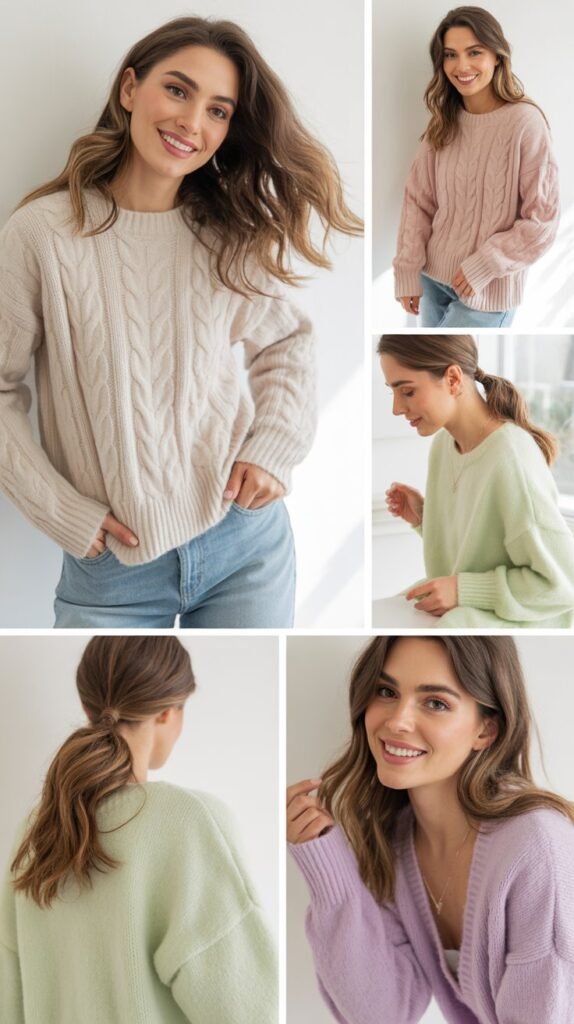 Pastel Sweater for Soft Spring Style