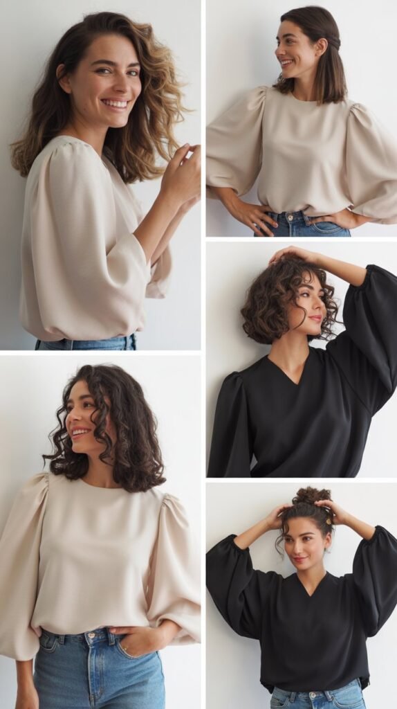  Statement Sleeve Top for Drama