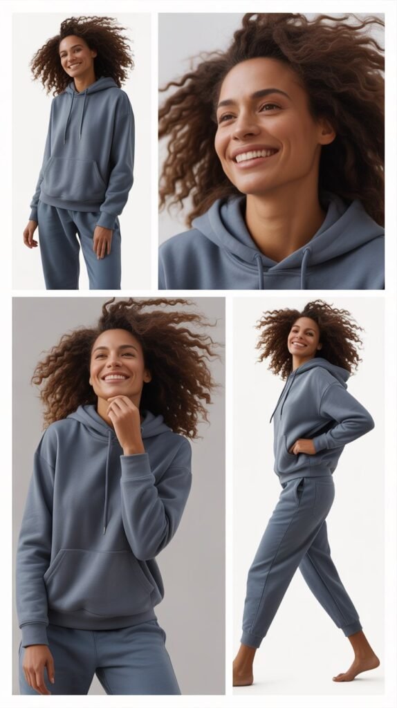 Hoodie with Jogger-Style Jeans