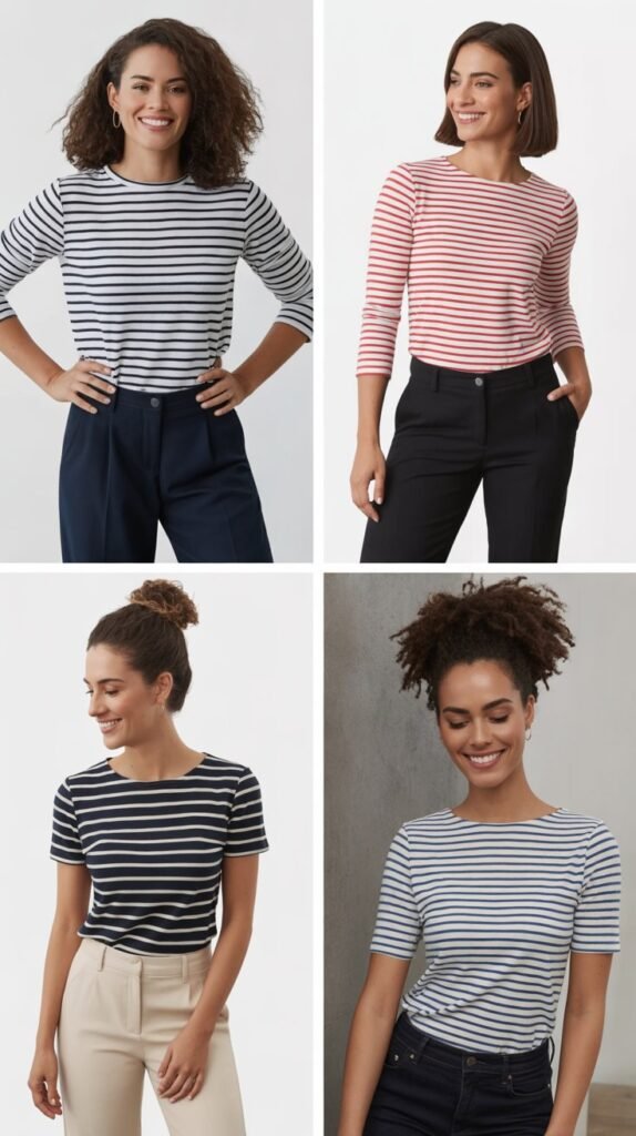 Striped Top and Solid Pants