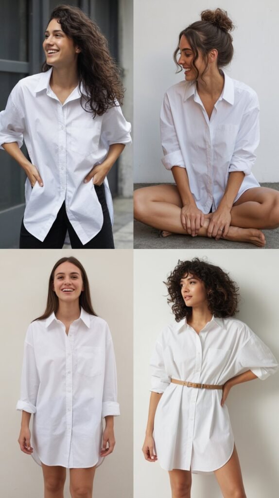  Oversized Shirt as a Dress