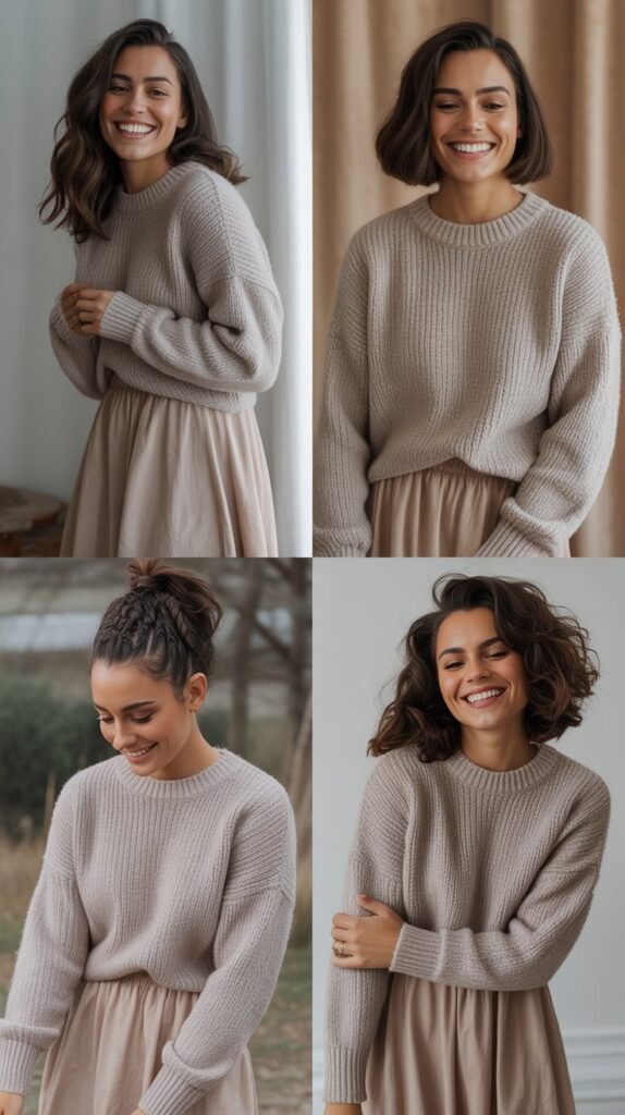 The Sweater and Midi Skirt