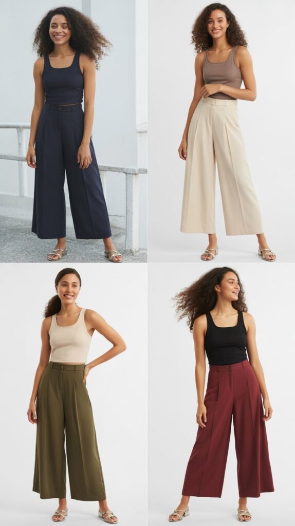 Culottes with Fitted Top