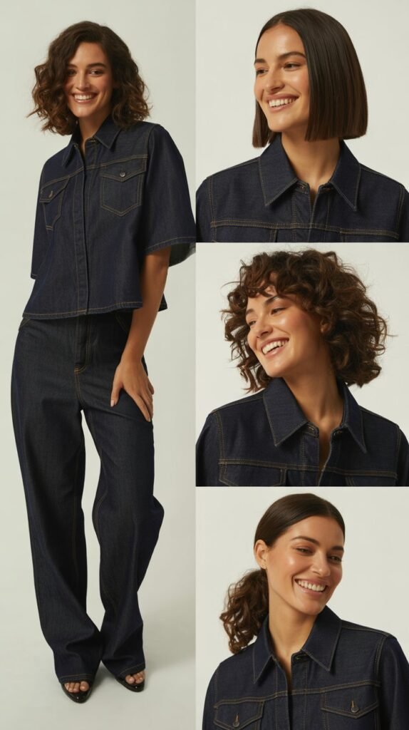  Well-Fitted Dark Wash Jeans