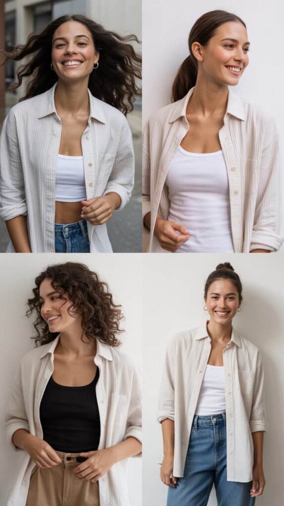  Button-Down Shirt as Light Jacket