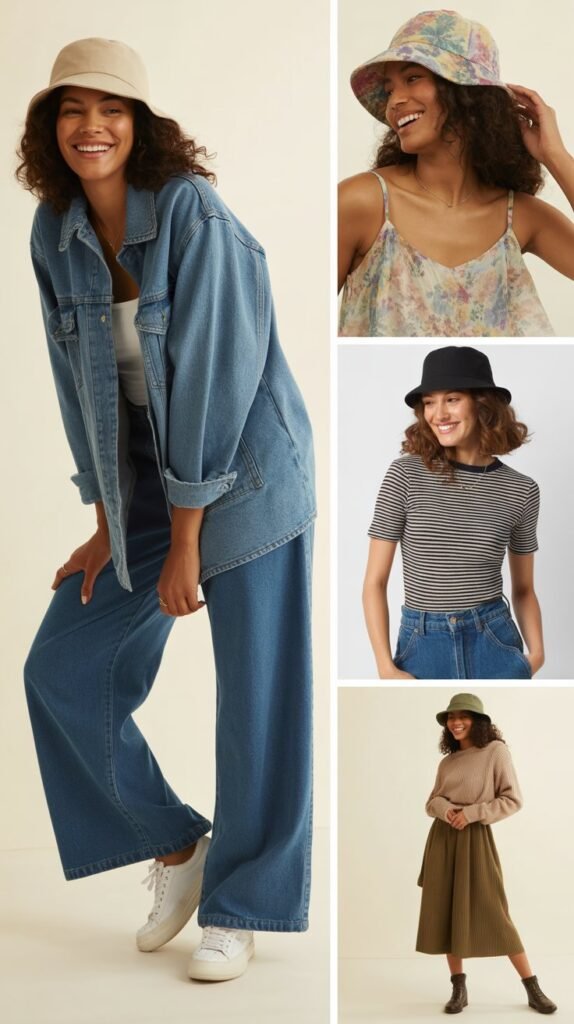  Bucket Hat and Casual Coordinates
