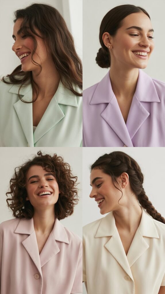 Monochrome Outfit in Pastels