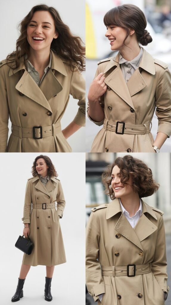 Belted Trench Dress
