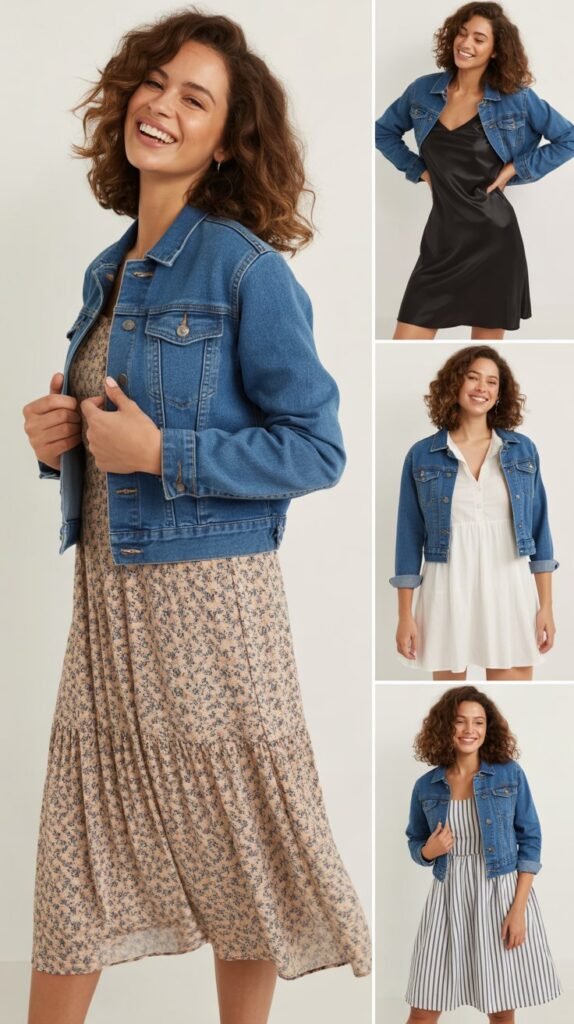  Denim Jacket with Dress