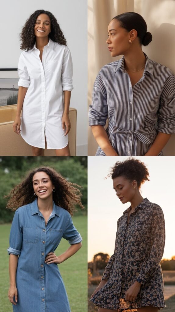 Button-Down Shirt Dress