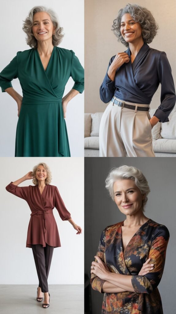 Flattering Wrap Tops and Dresses