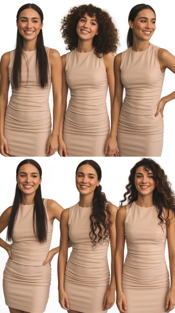  Ruched Bodycon Dress