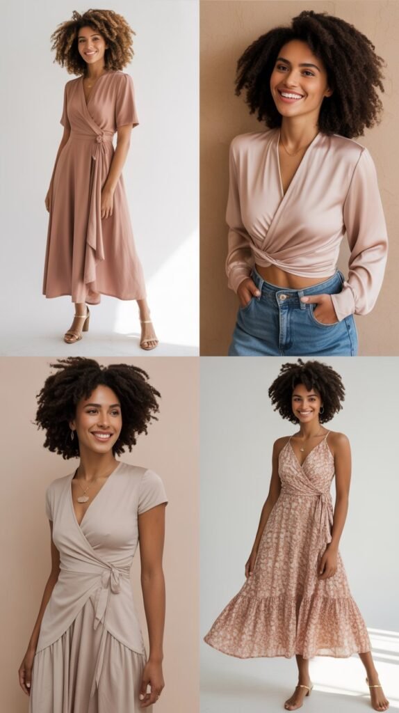 Wrap Dresses and Tops
