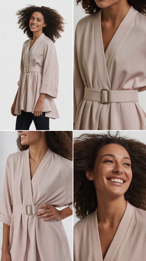 Belted Tunic for Effortless Elegance