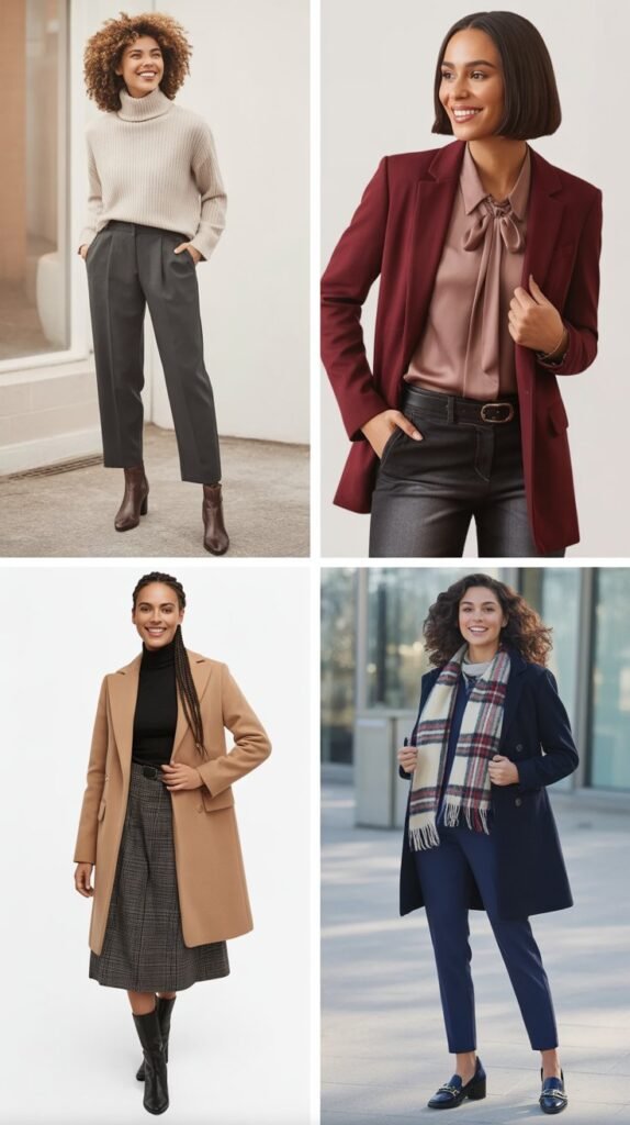 26 Smart Casual Winter Work Outfits Women Love