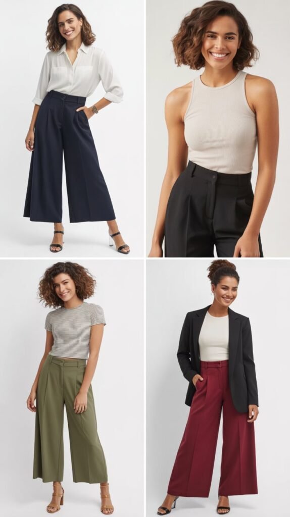 Culottes with Fitted Tops