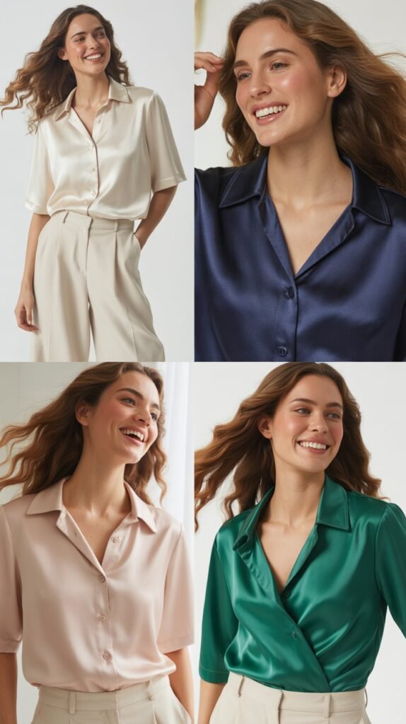 Silk or Satin Blouse