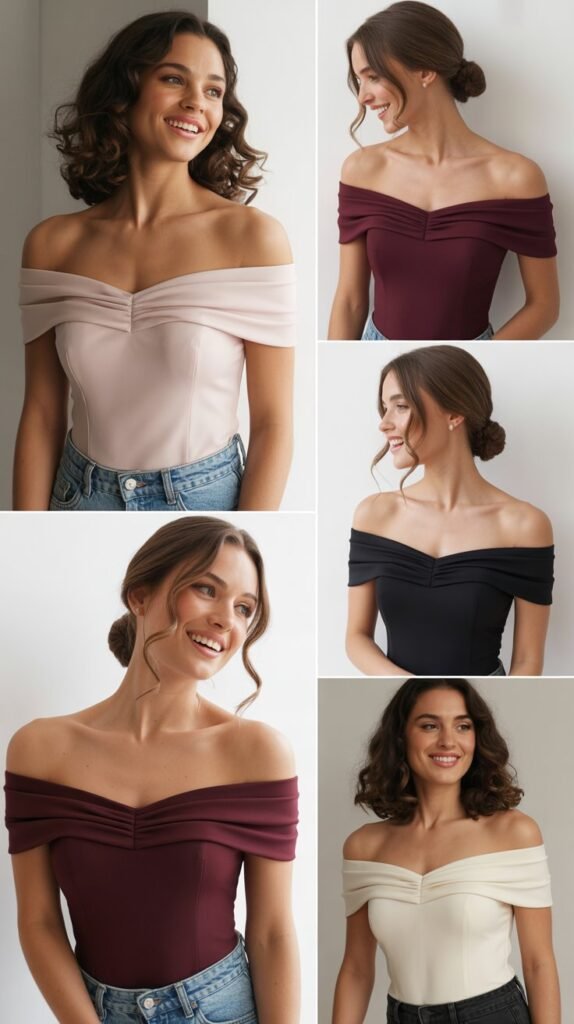  Off-Shoulder Top for Date Night