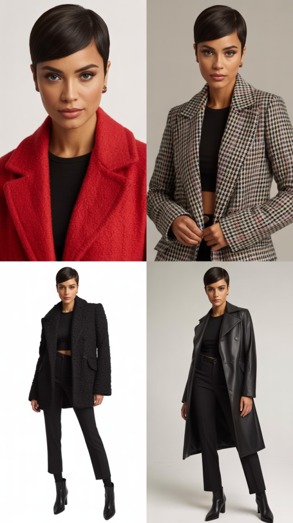 Statement Coat with All-Black Everything