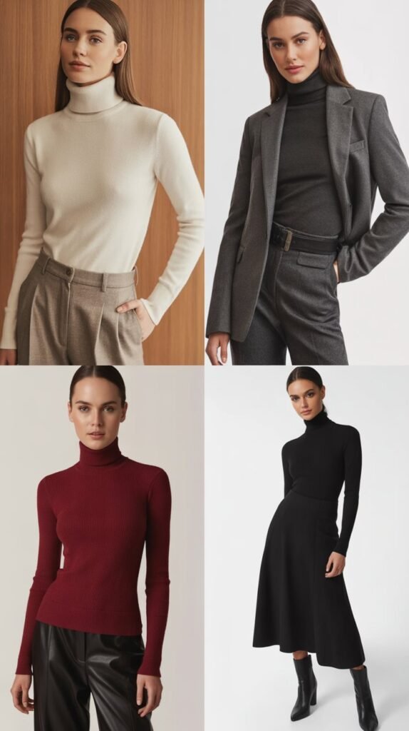 Turtleneck Sweaters for Sophisticated Edge