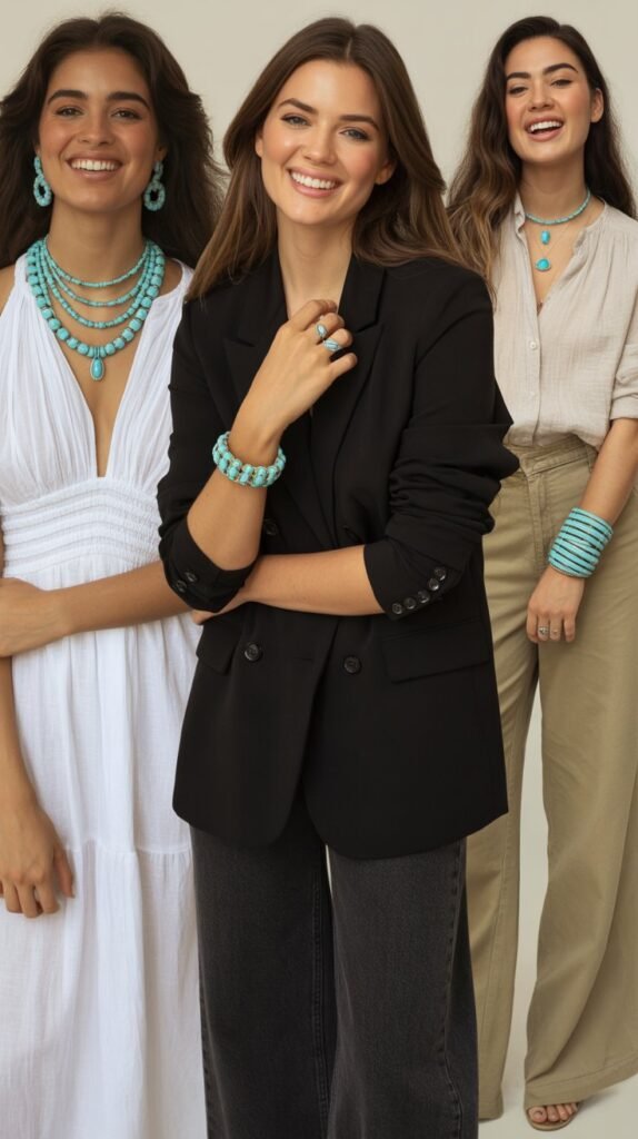 Turquoise Jewelry Accent Outfit