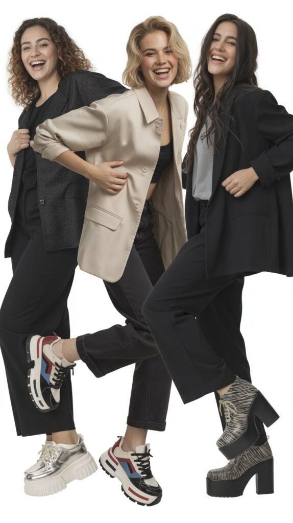 Platform Sneakers and Chunky Shoes