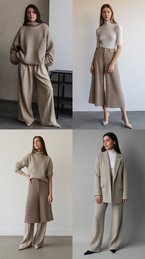  The Textured Separates Look