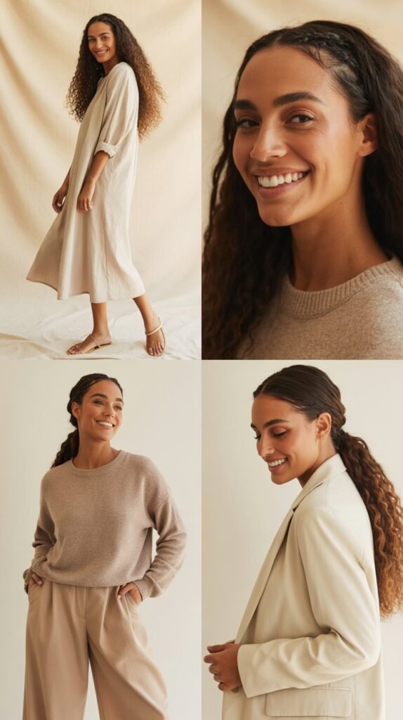  Coordinated Set in Neutral Tones