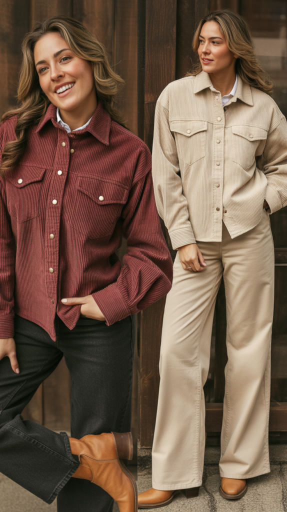 Corduroy Western Shirt