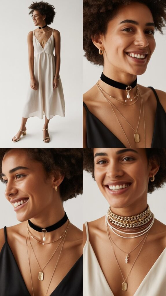 Chokers and Layered Necklaces