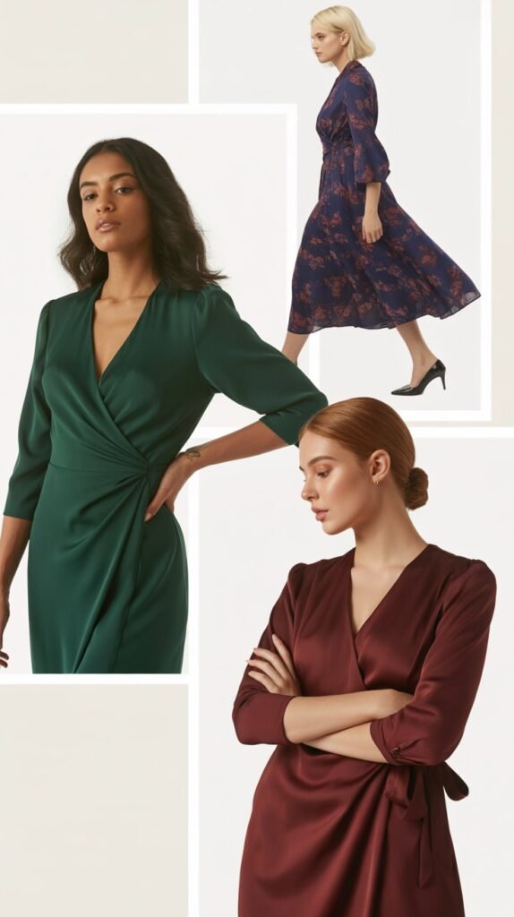 Wrap Dress for Feminine Polish