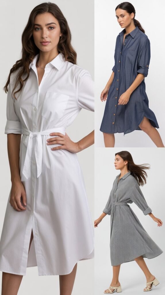 Button-Down Shirt Dress