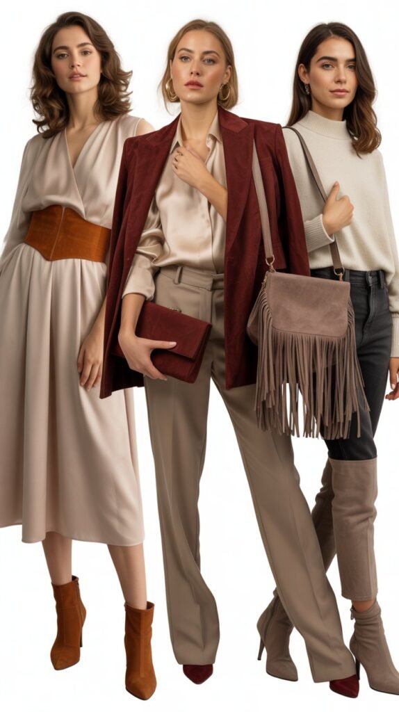 Suede Accessories and Accents