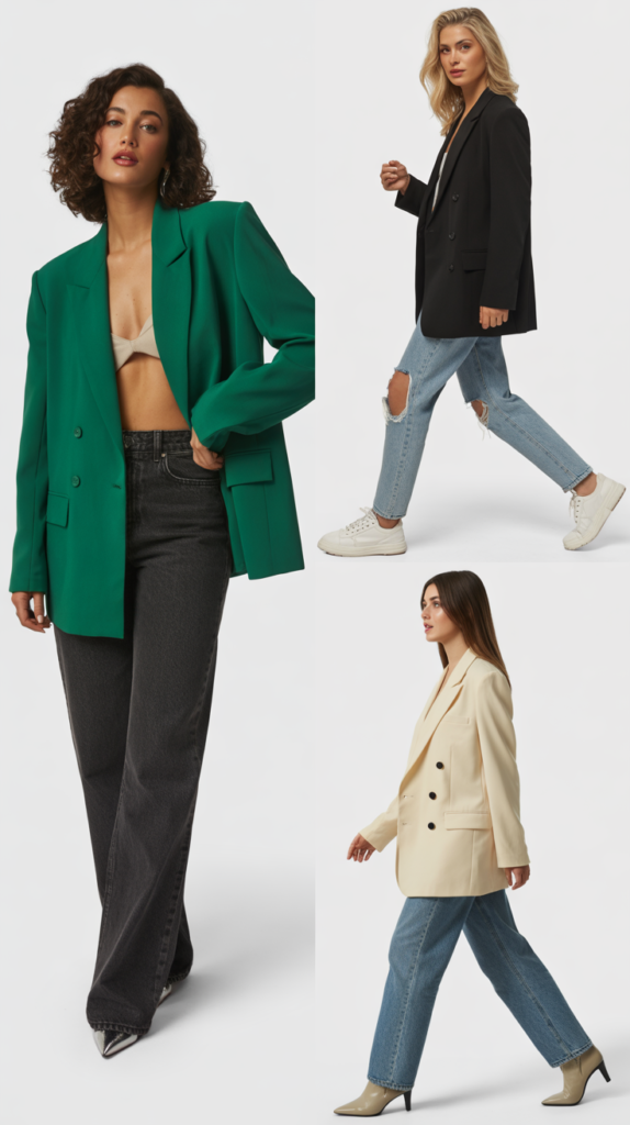 The Statement Blazer with Jeans