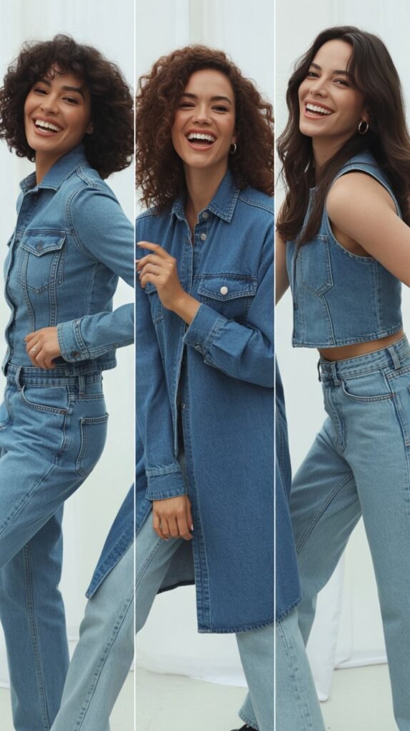 Classic Denim on Denim Ensemble