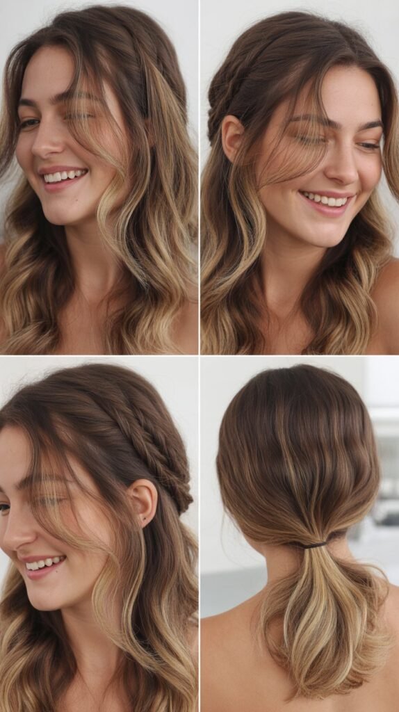  Blonde Ribbons Through Brunette