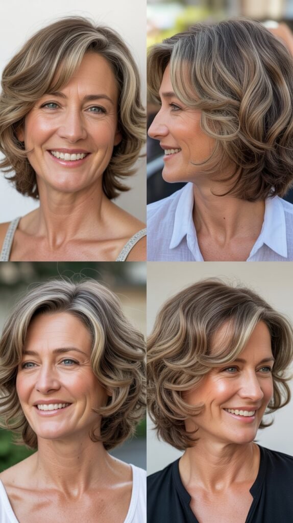  Textured Lob with Face-Framing Layers