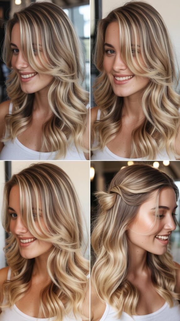  Money Piece with Blonde Ombré Ends