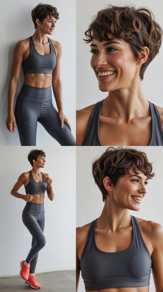 The Athletic Pixie with Performance Wear