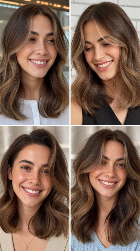 Babylights on Brown Hair