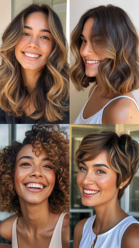 Best Haircuts to Showcase Caramel Highlights