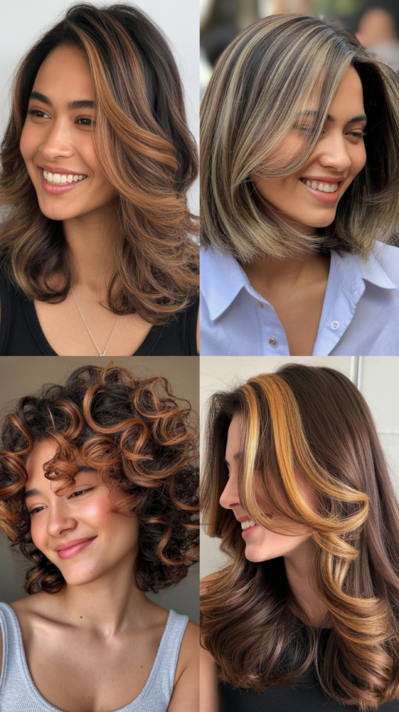 Ribbon Highlights Through Layers