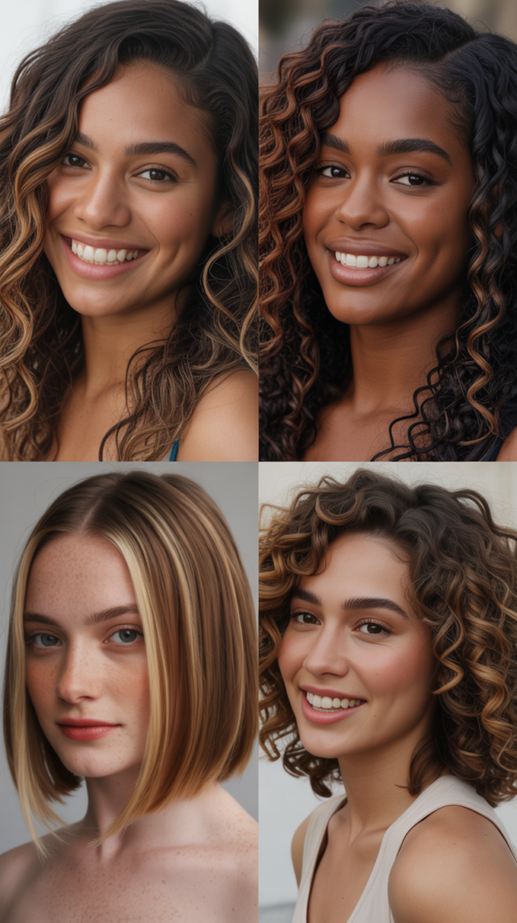 Brown Highlights for Different Skin Tones