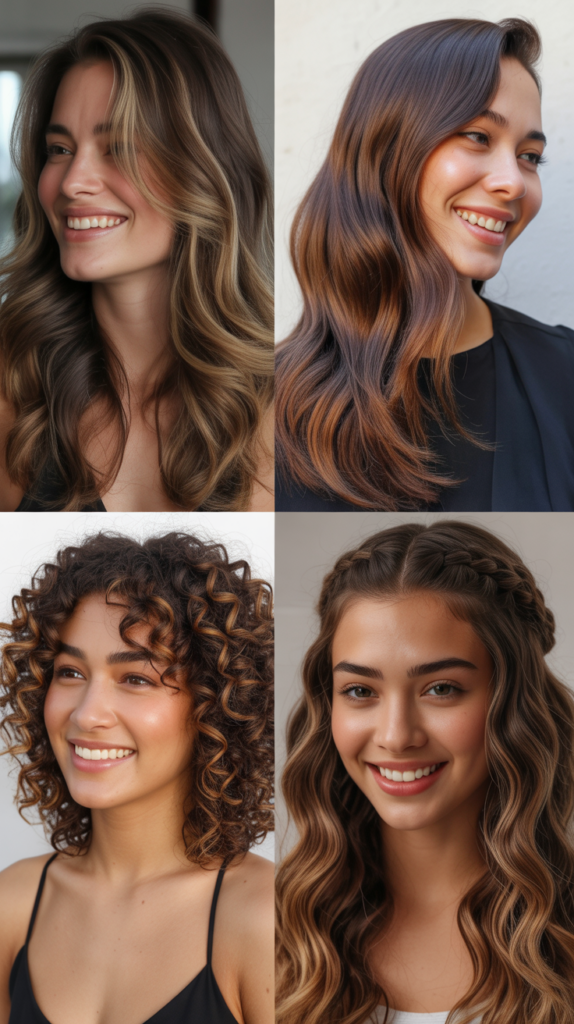 Gradient Brown Highlighting