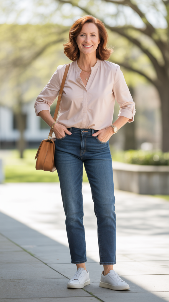 Casual Spring Outfits for Women Over 40 and 50