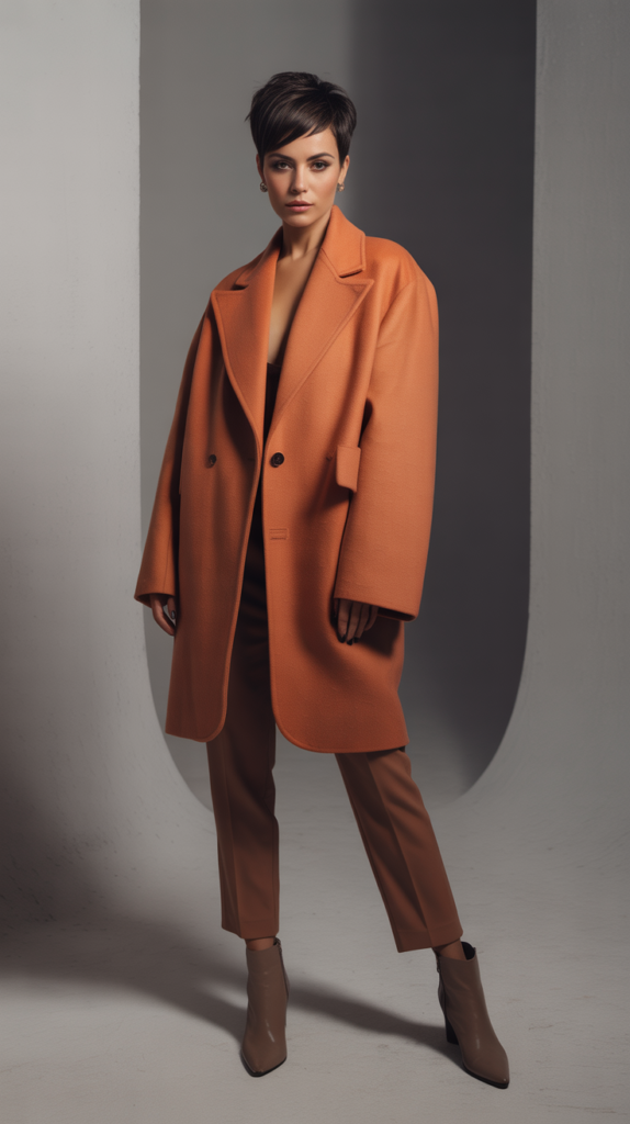 Statement Coat as the Centerpiece