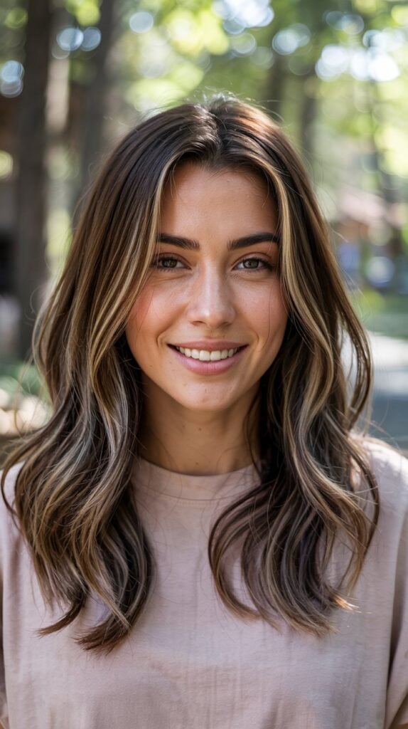 Ash Brown Balayage for Cool-Toned Hair