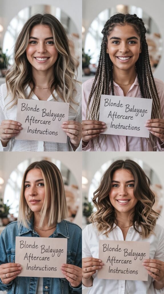  Blonde Balayage Aftercare Instructions